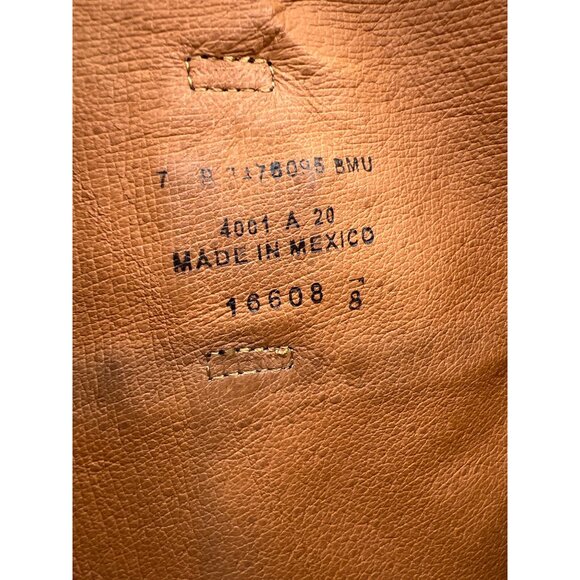 Frye Womens Black & Brown Leather Riding Boots Size 7 B With Side Zippers - Picture 8 of 9